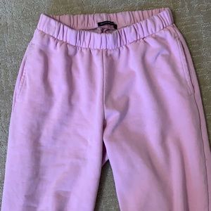 Brandy Melville Rosa Sweatpants - Bubblegum Pink